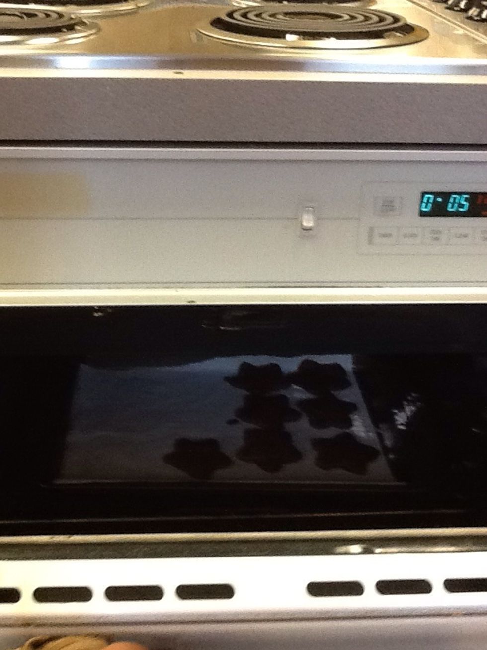 put in the ovan for 15 min