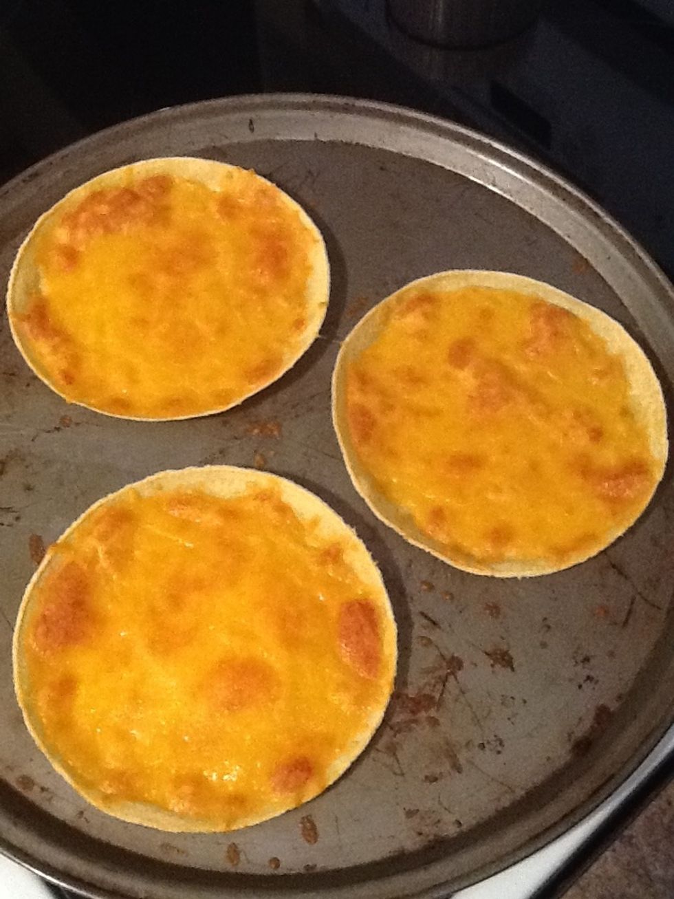 Put in the oven for about 2 minutes or until the cheese is melted and crispy.