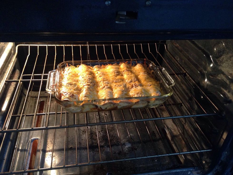 Put in the over for 20-25 minutes.