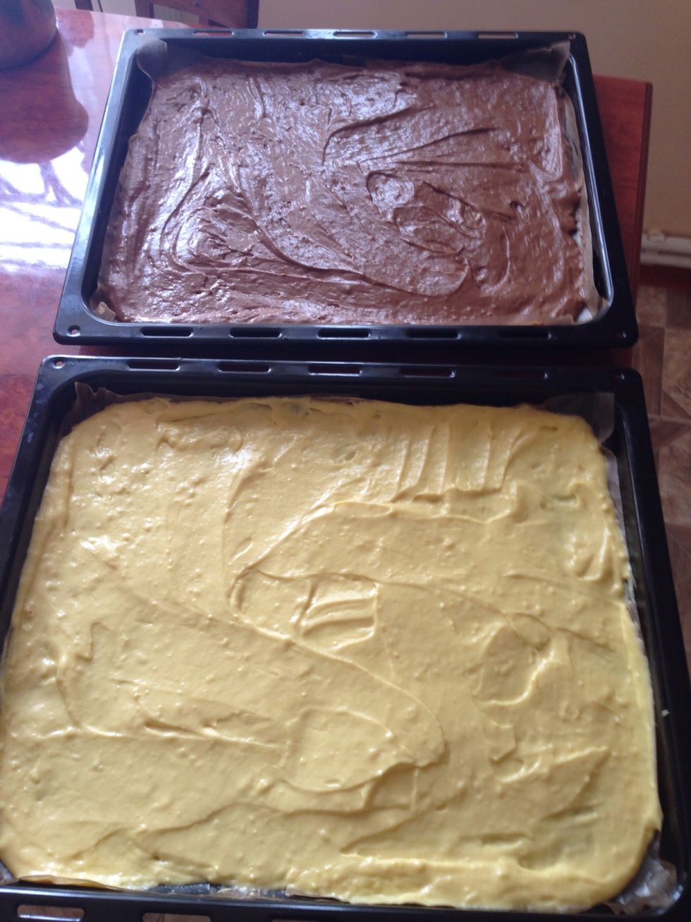 Put into a baking sheet that have been greased and bake for 20 minutes