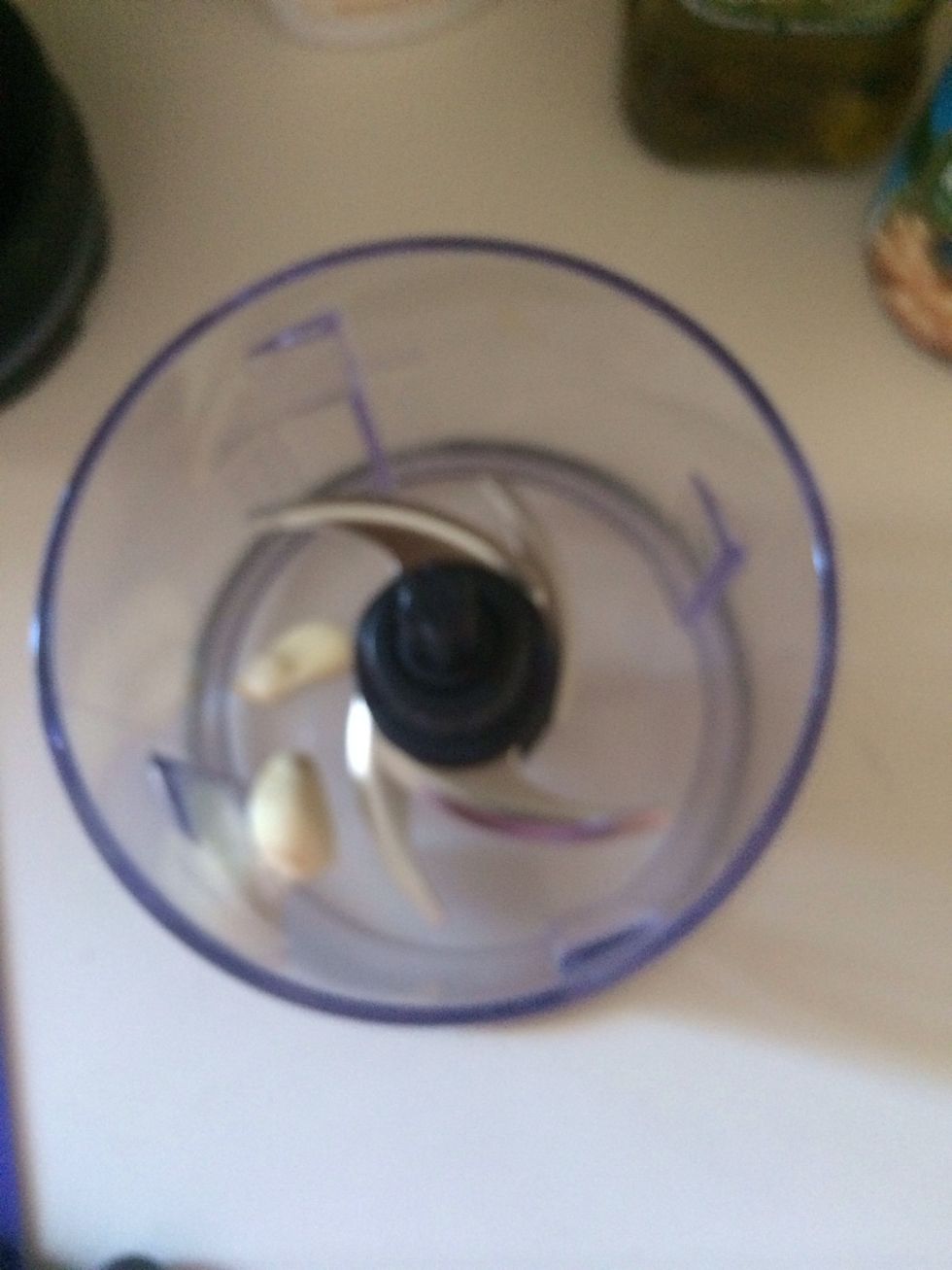 Put into blender to chop