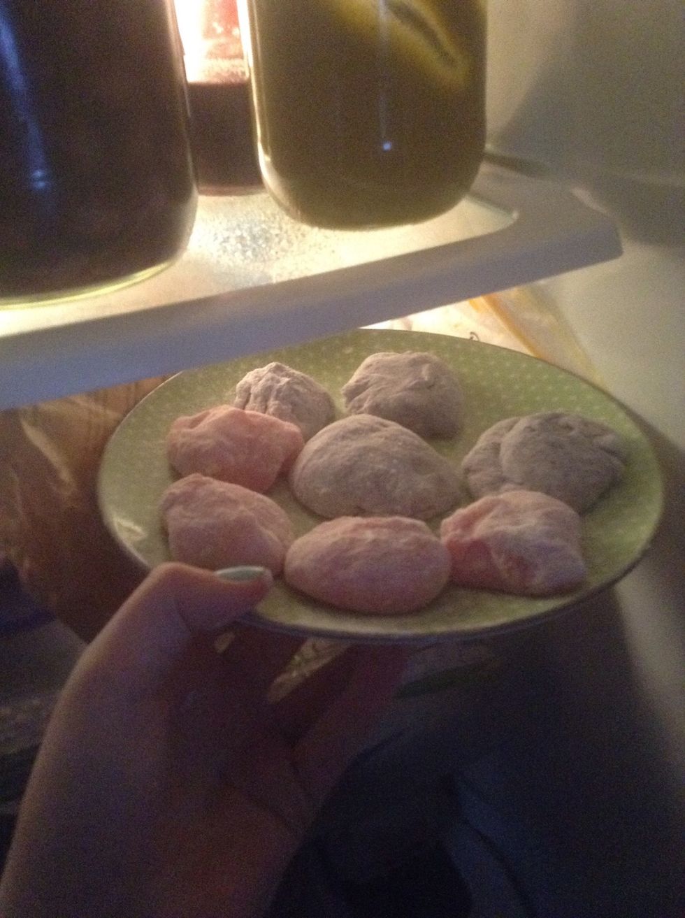 Put into fridge to cool down