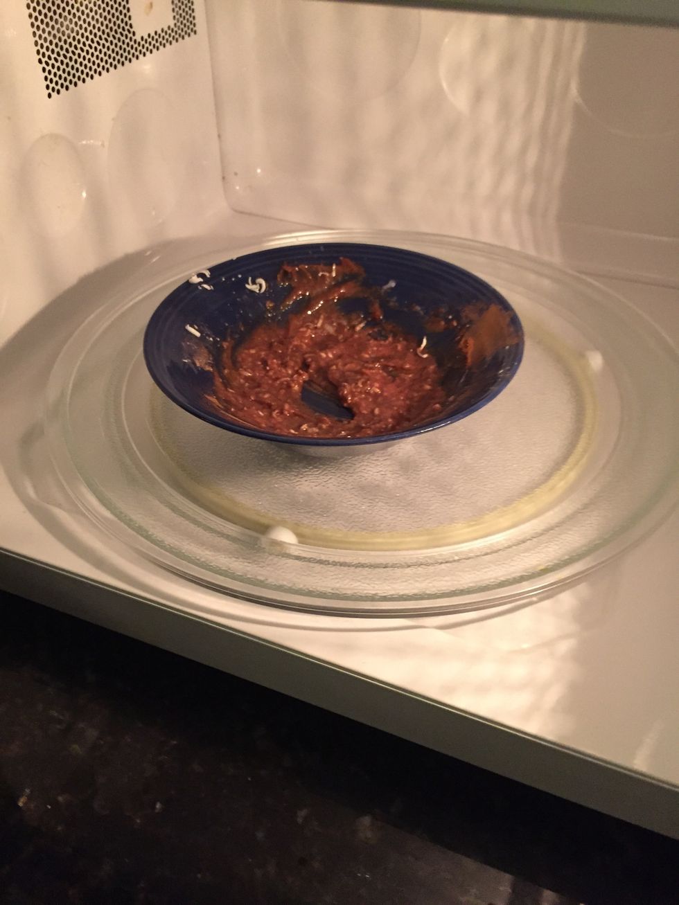 Put into microwave