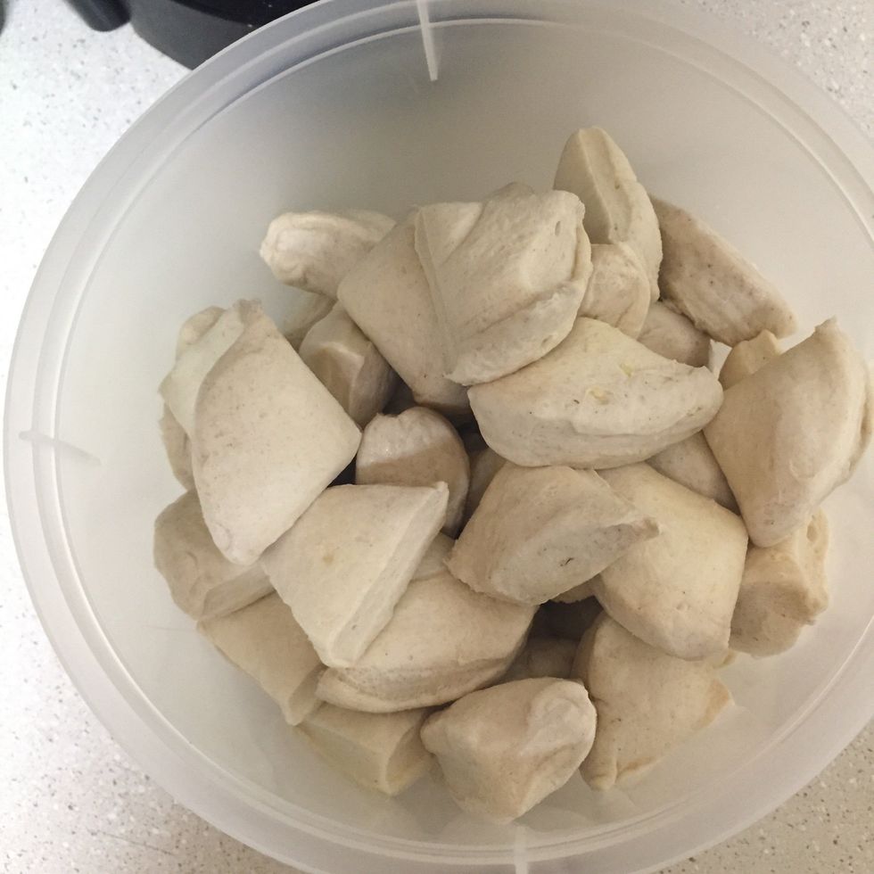 Put into mixing bowl