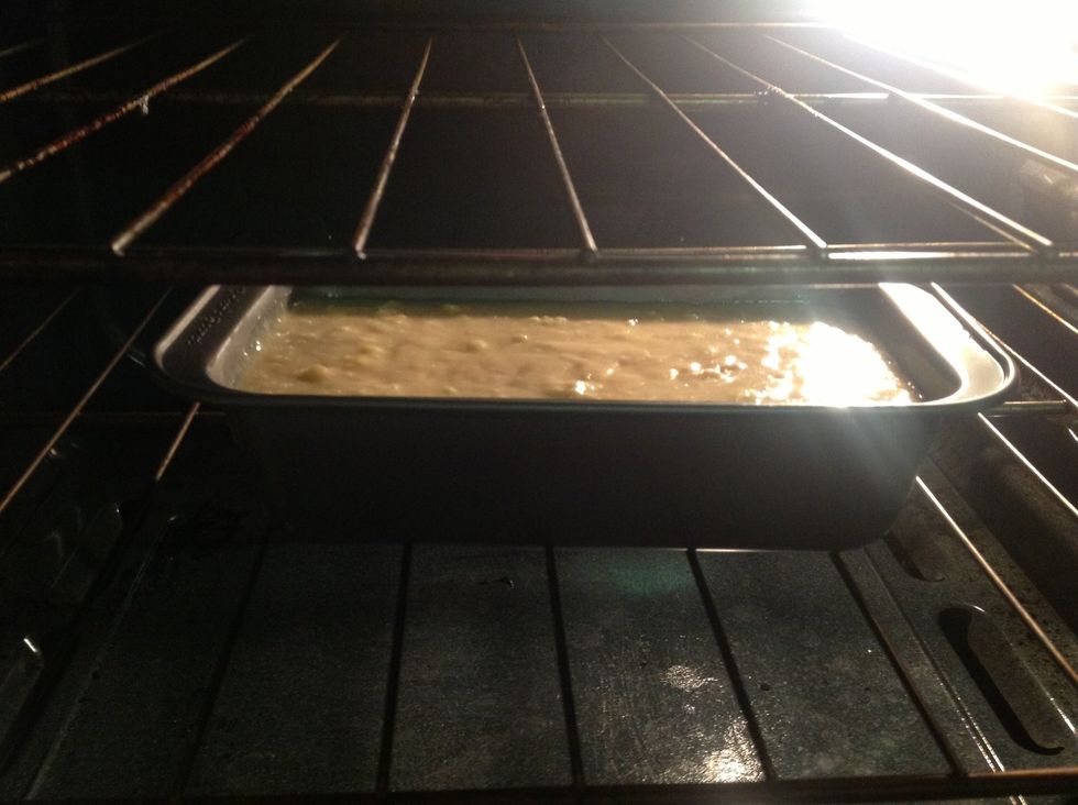 Put into oven for one hour