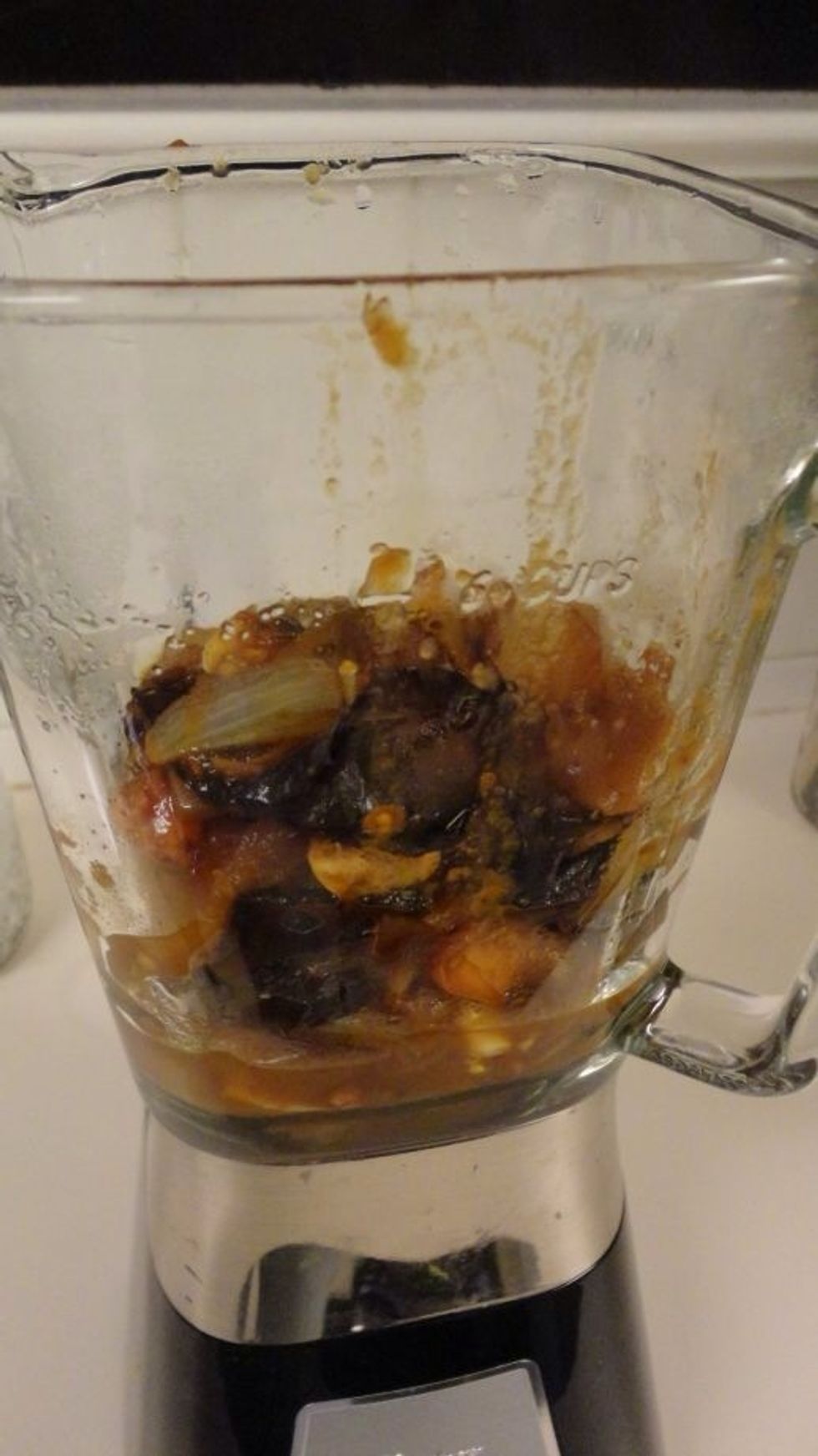 Put into the blender