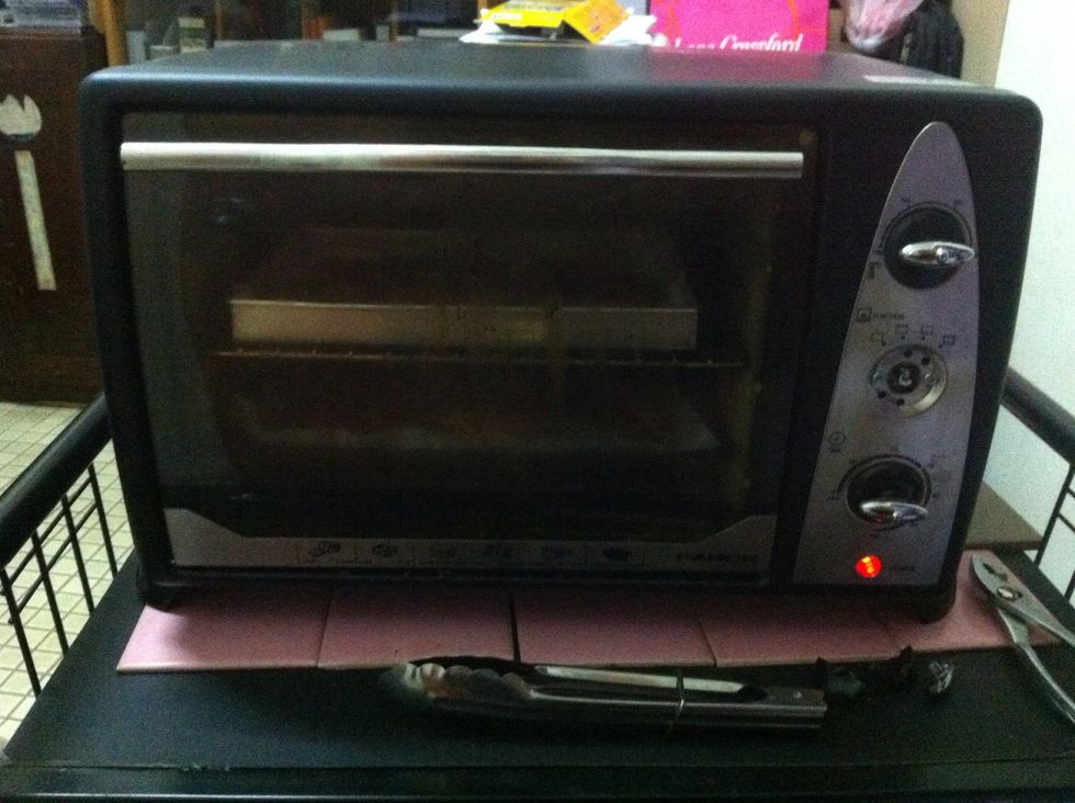 Put into the oven and bake for around 2 hours. Depending on how thick your slices are it may take less time or longer. You can start checking neurotically at the one and a half hour mark.