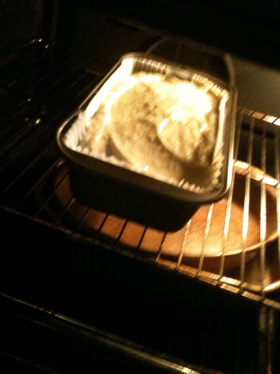 put into your preheated oven! :)