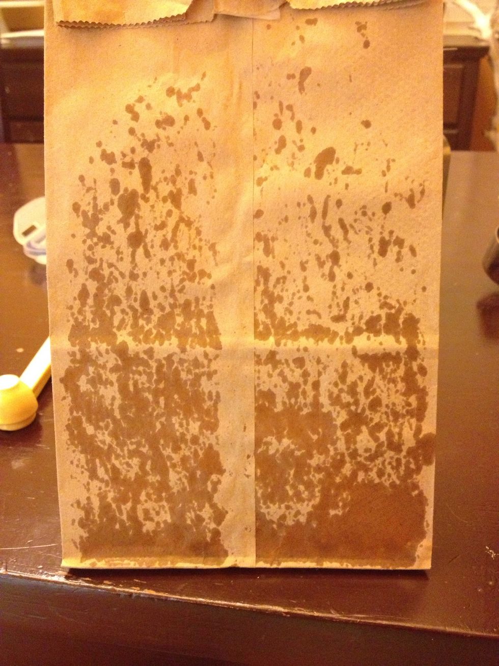 Put it all in a bag, staple the top, and SHAKE IT!