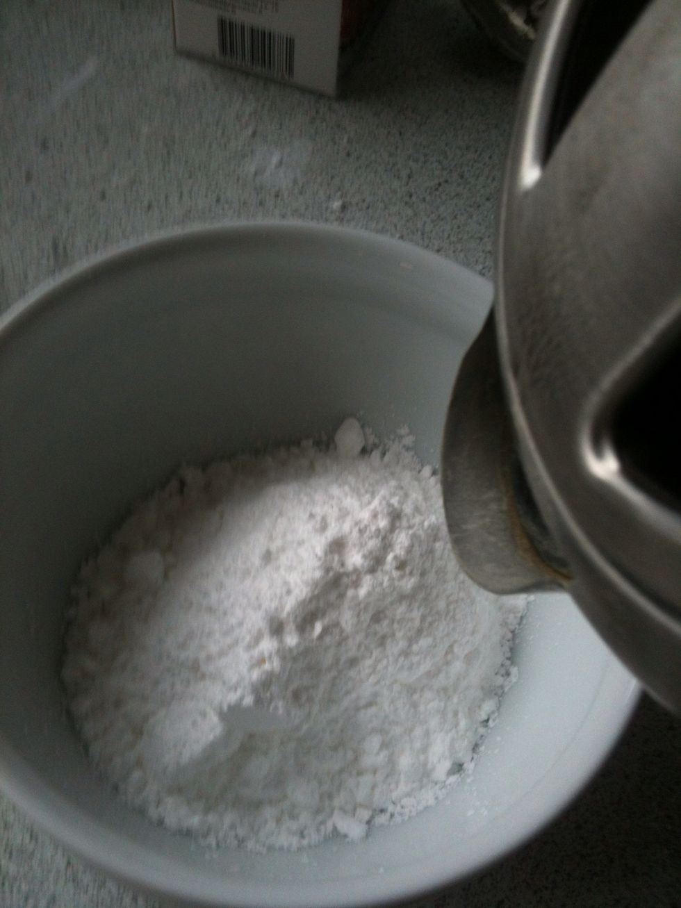 put it down to the icing sugar