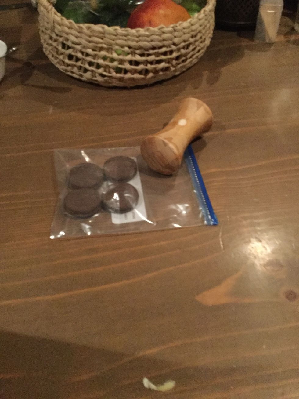 Put it in a bag and take your crusher