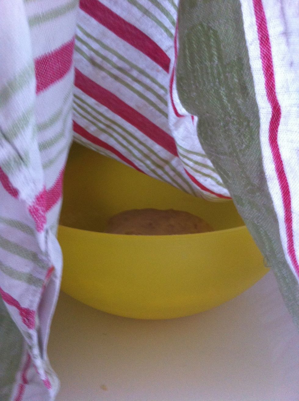 Put it in a bowl, cover with a cloth and leave it rest for 2 hours\ud83d\ude0c\ud83d\udca4