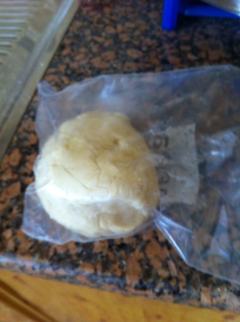 Put it in a film or a bag and chill it and use it when needed