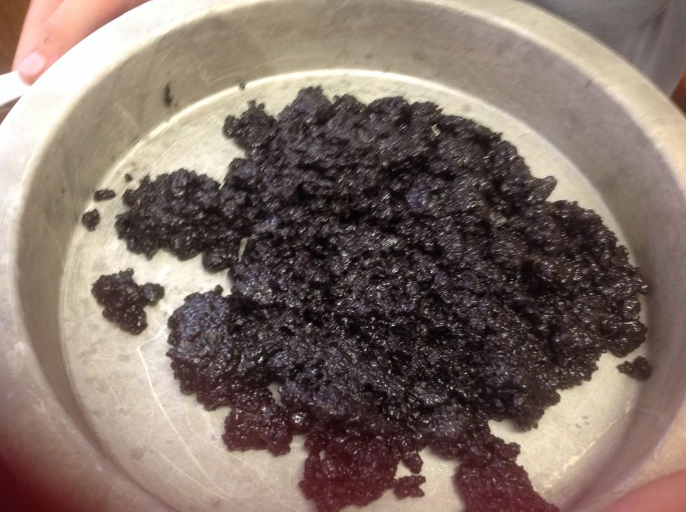 Put it in the baking tray!