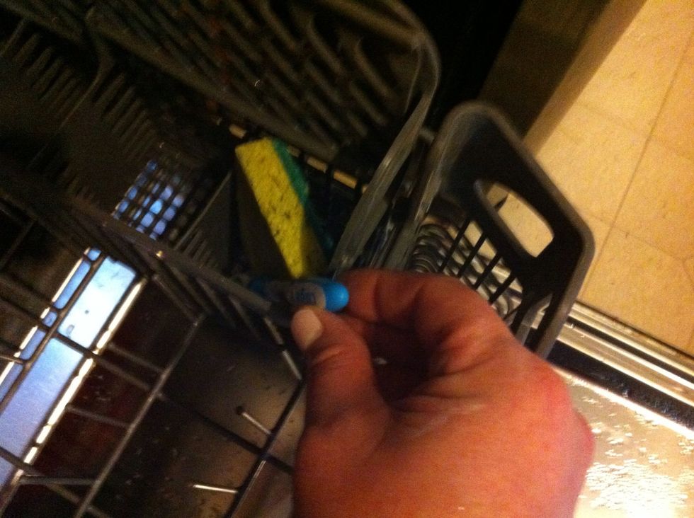 Put it in the dishwasher too.