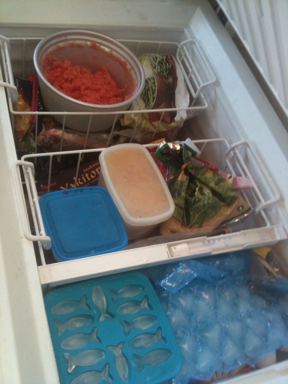 Put it in the freezer, until you need it