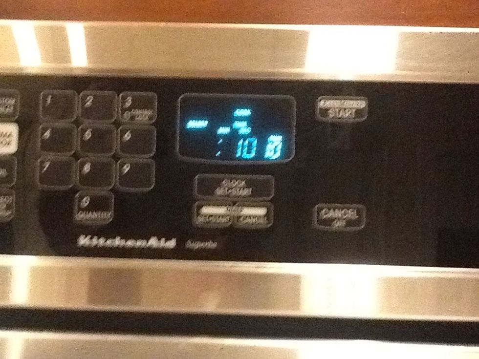 Put it in the microwave for 10 seconds I ended up doing this 10-10-10-10-10-20-10