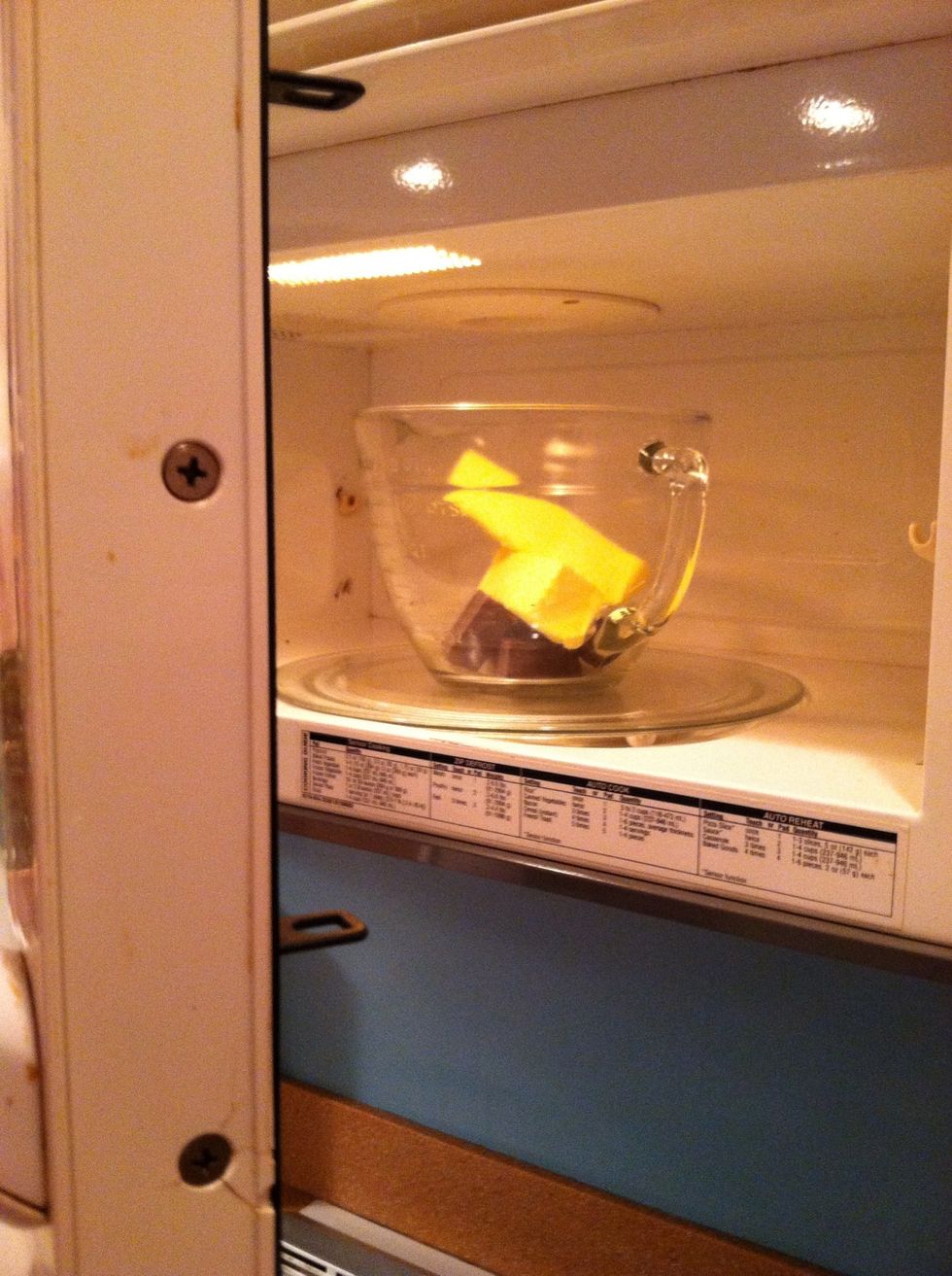 Put it in the microwave for 2 minutes. Stir it after 1 minute then put it back in for the remaining 1 minute