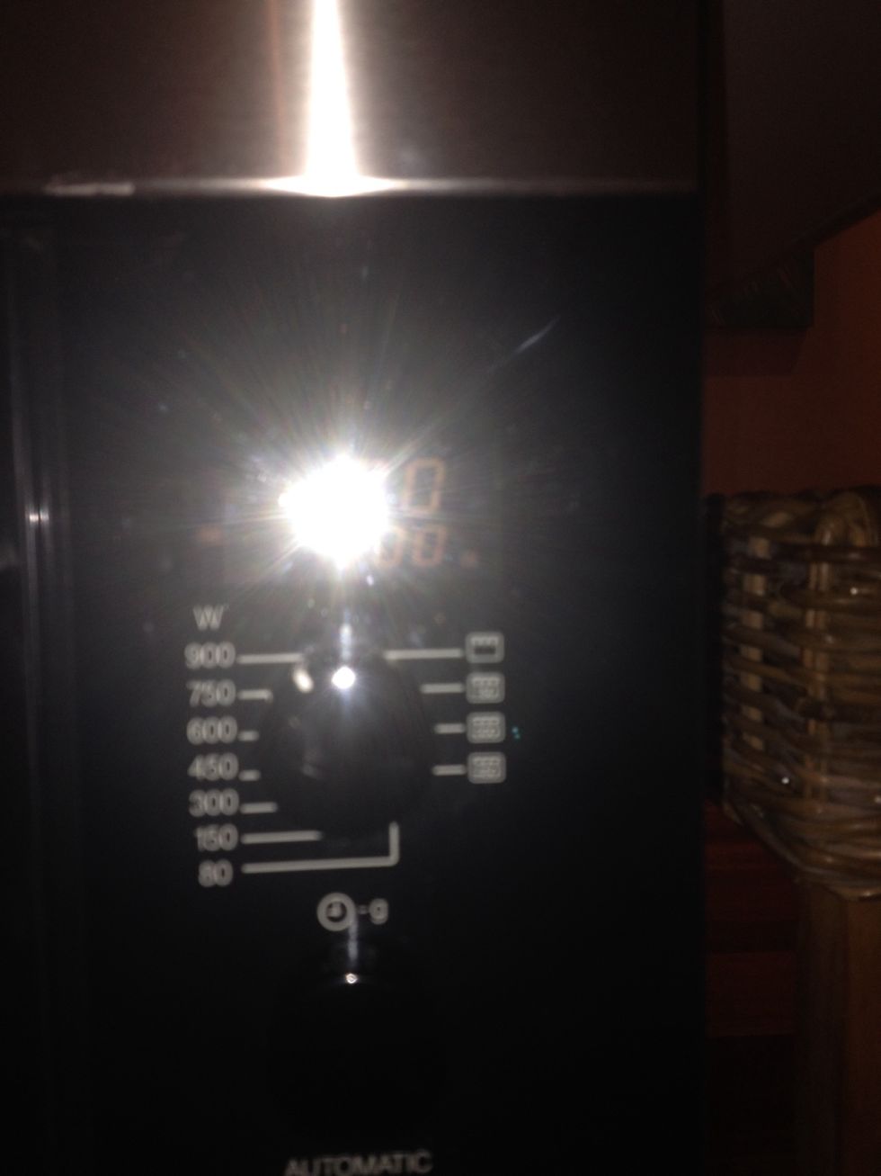 Put it in the microwave for one minute