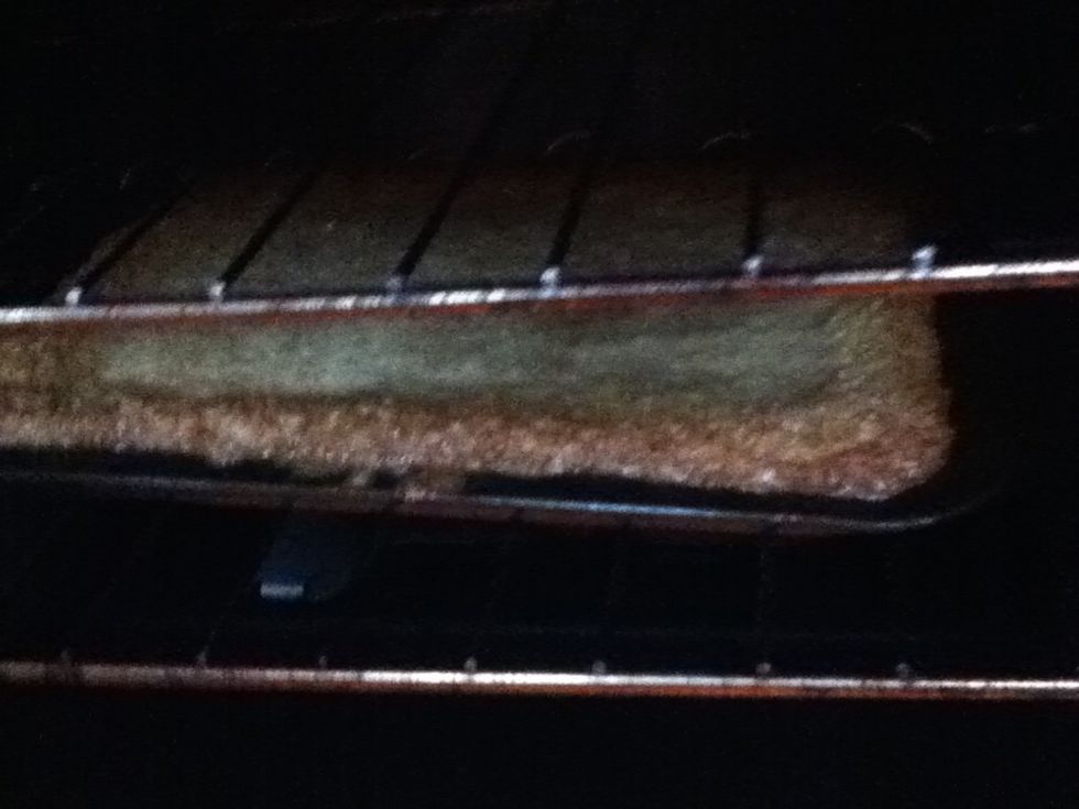 Put it in the oven for 30 mins  ( if it starts to burn take it out earlier)