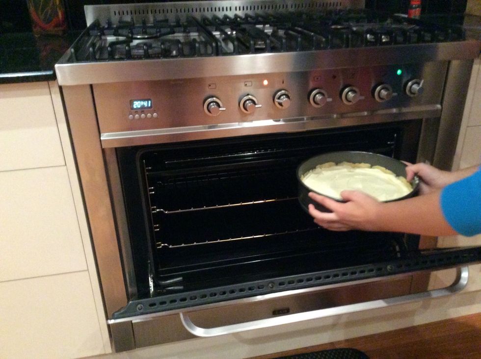 Put it in the oven for 40 minutes