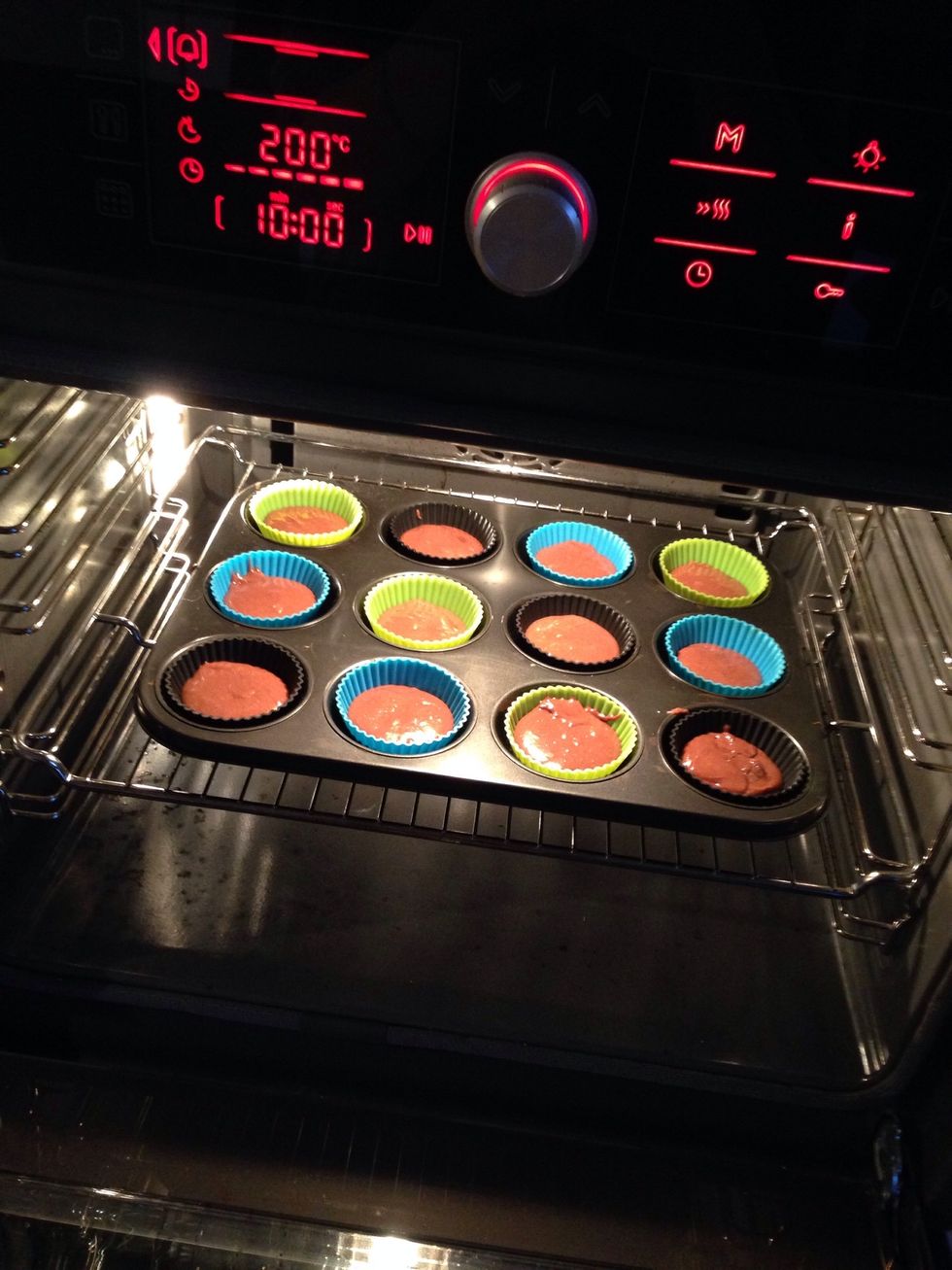 Put it in the owen for 10-12 minutes.