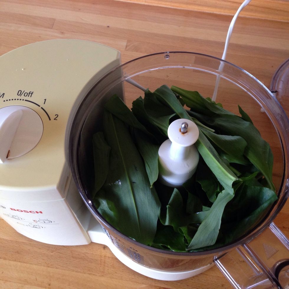 Put it in your foodprocessor...