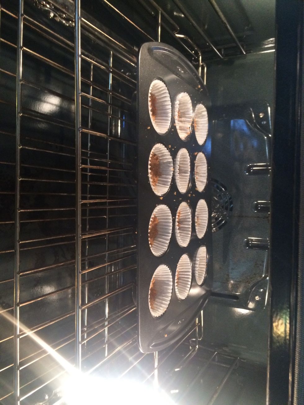 Put it in your oven and bake for 7 minutes.