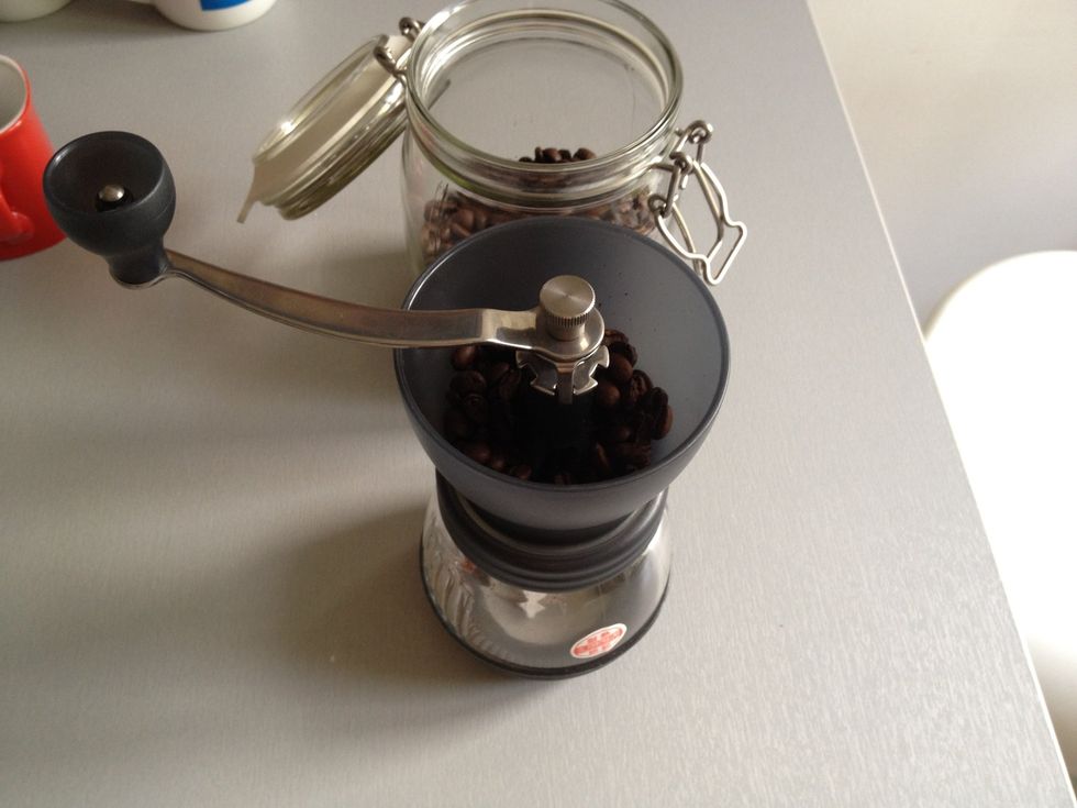 Put it into my japanese grinder