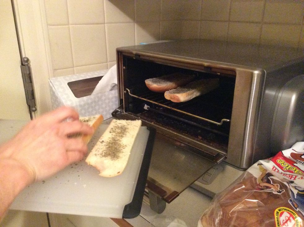 Put it into the oven/toaster oven