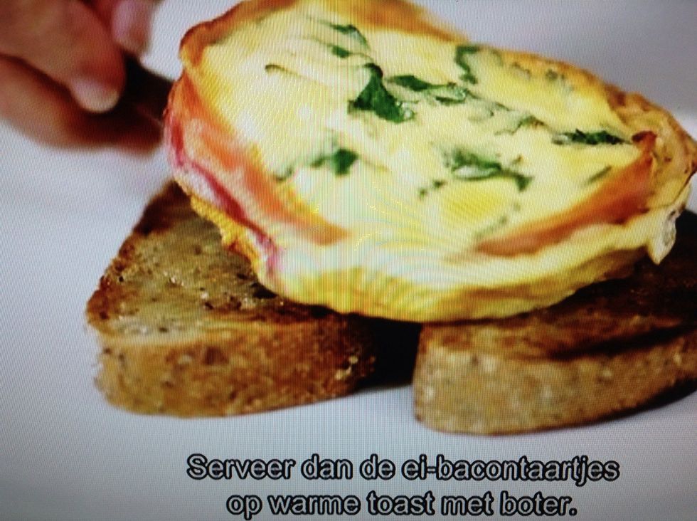 Put it on a crispy baked piece of bread