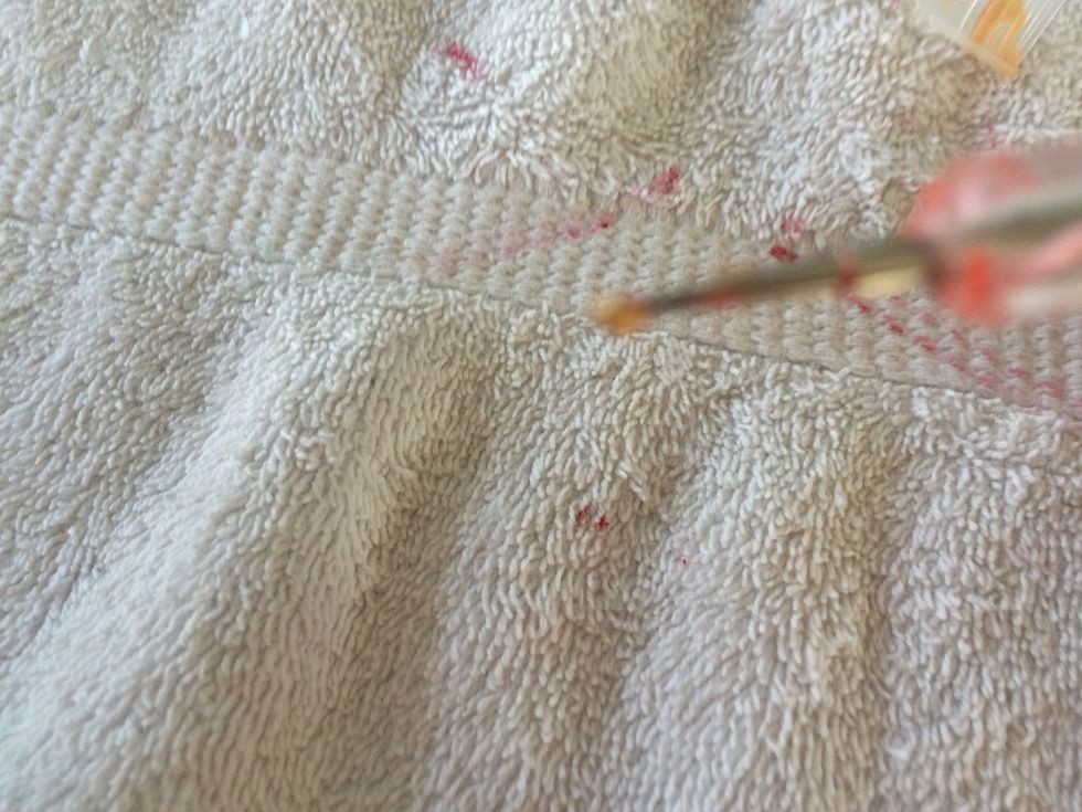 Put it on a dotter I know this looks blurry