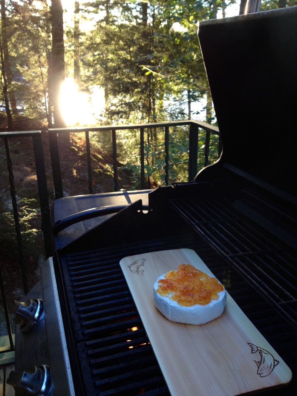 Put it on a pre-heated grill.