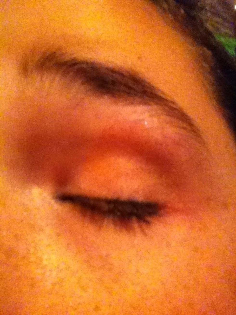 Put it on half of your lid