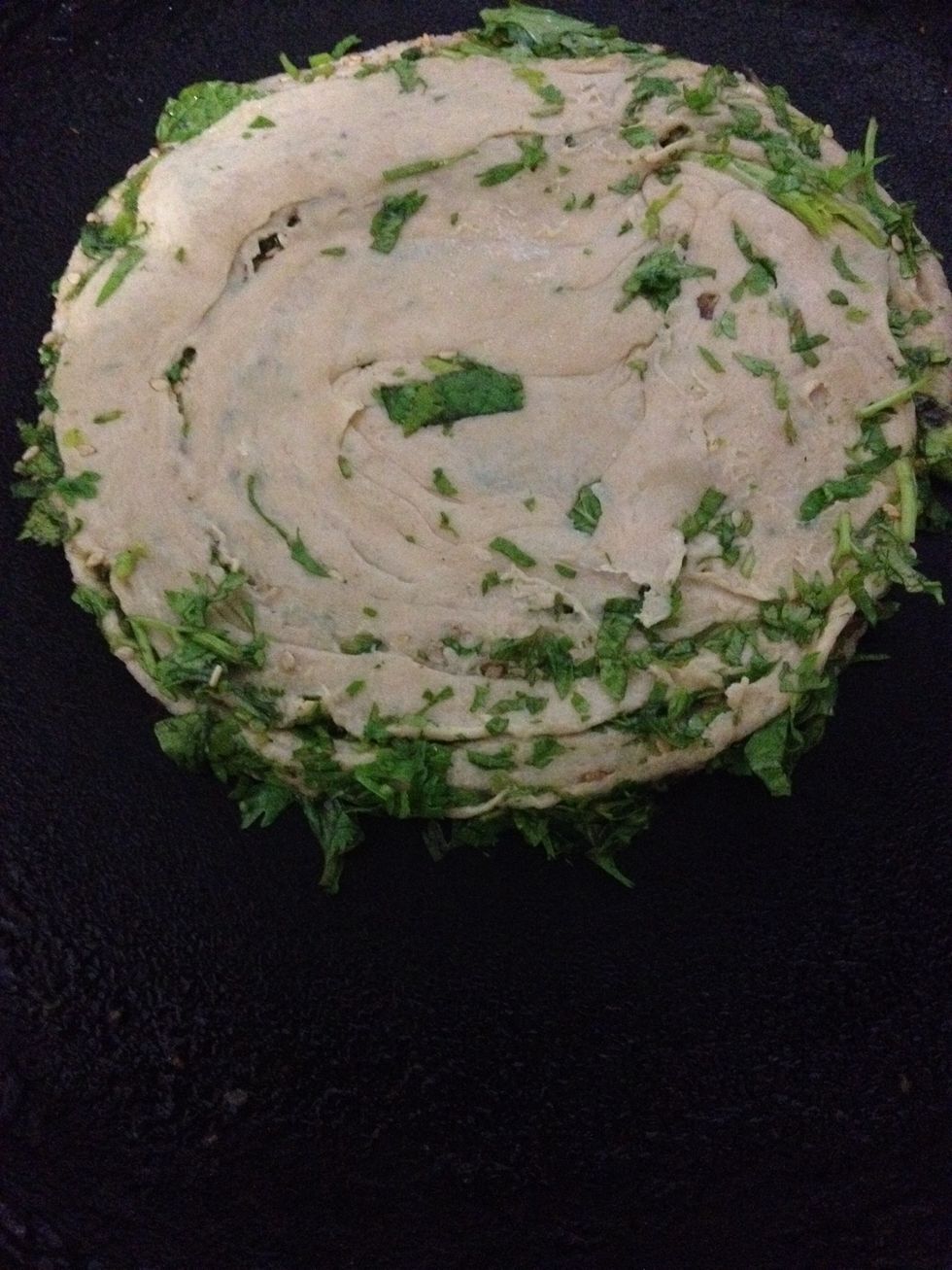 Put it on medium high heat non stick pan