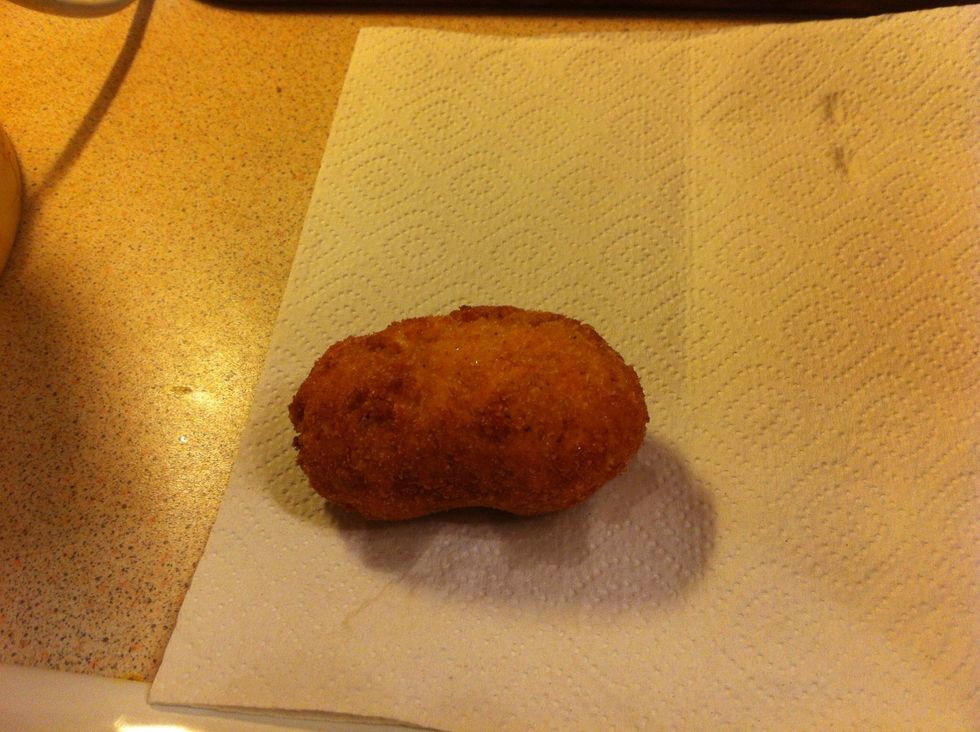 Put it on paper towel.