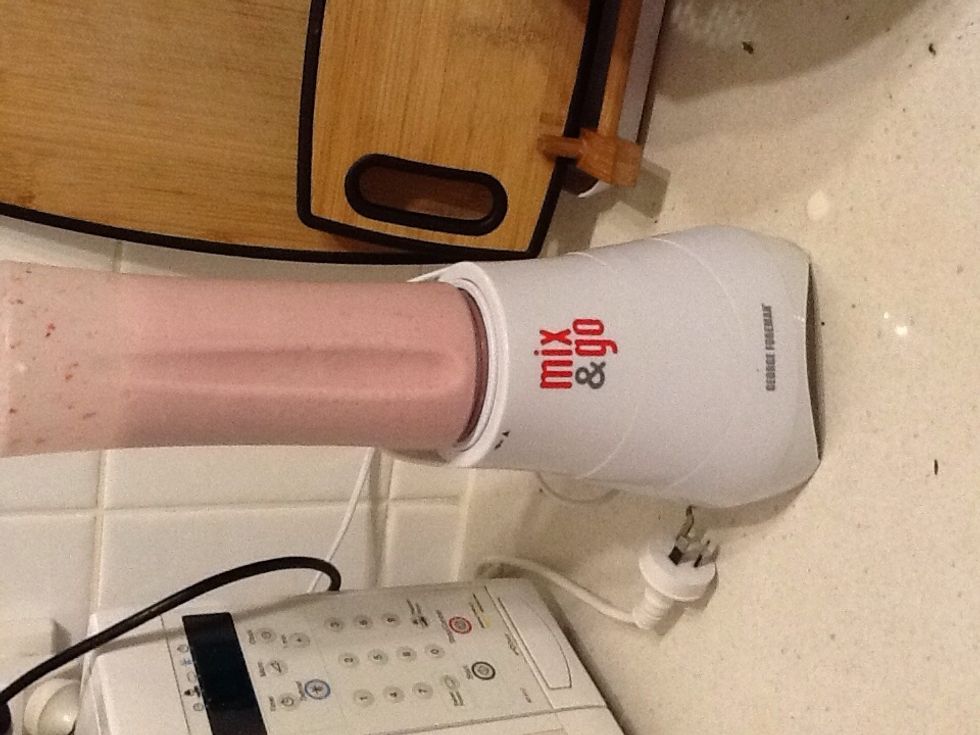 Put it on the blender