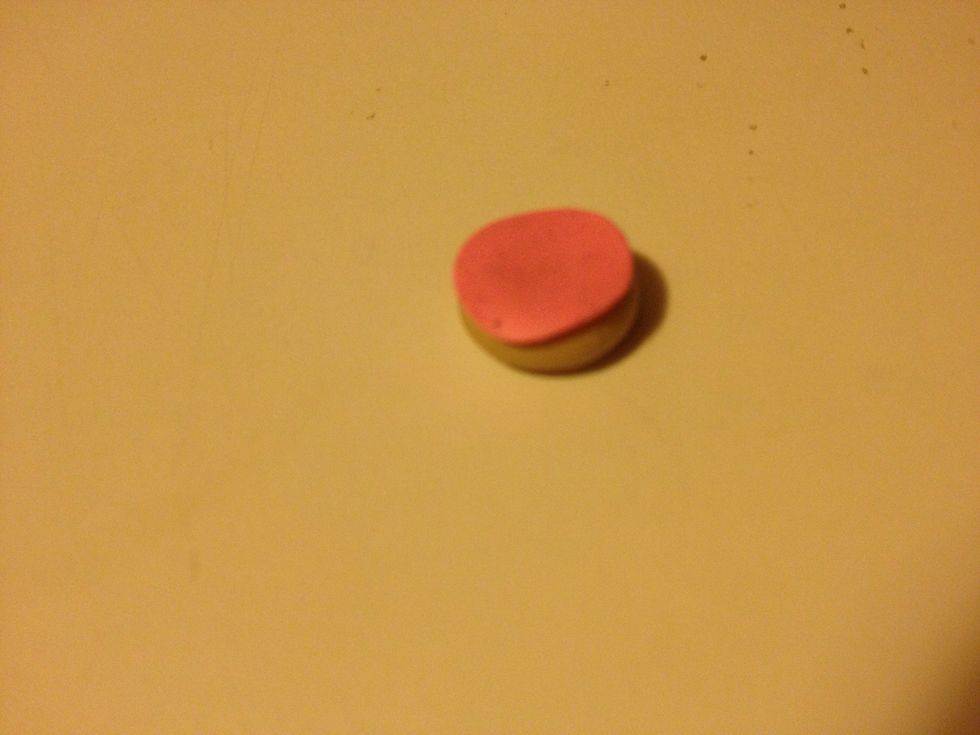 Put it on the donut.