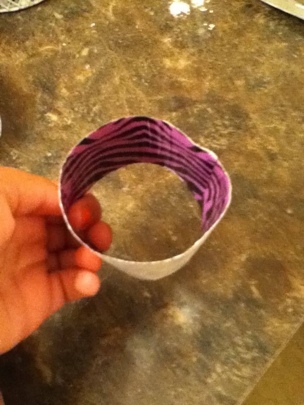 Put it on the ends so it will stay together