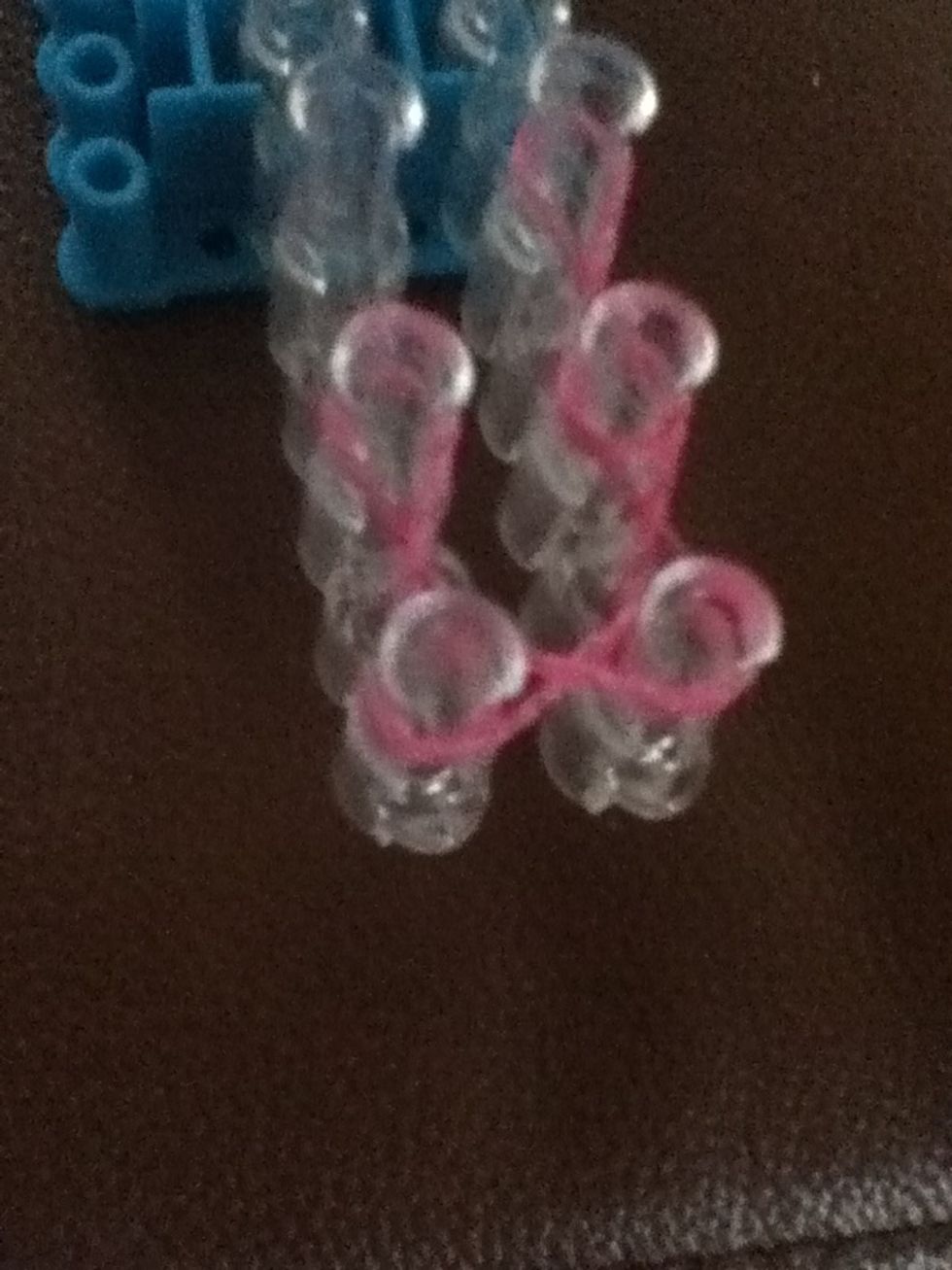 Put it on the forth to fifth peg.