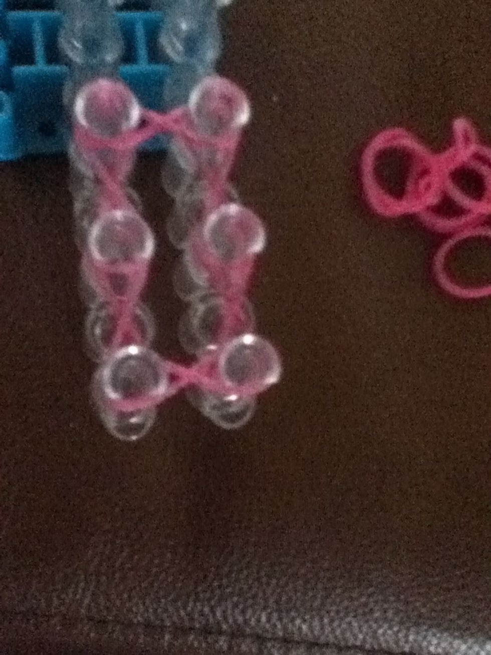 Put it on the sixth to first peg.