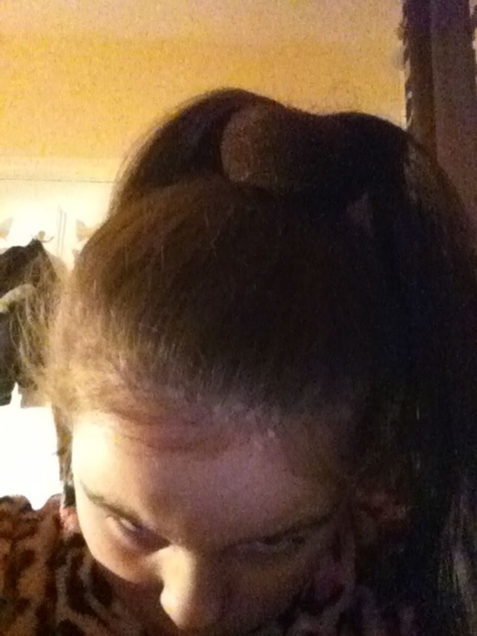 Put it through your hair