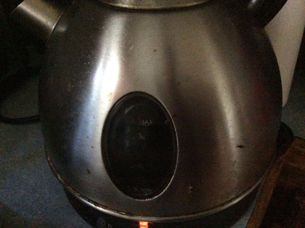 Put kettle on