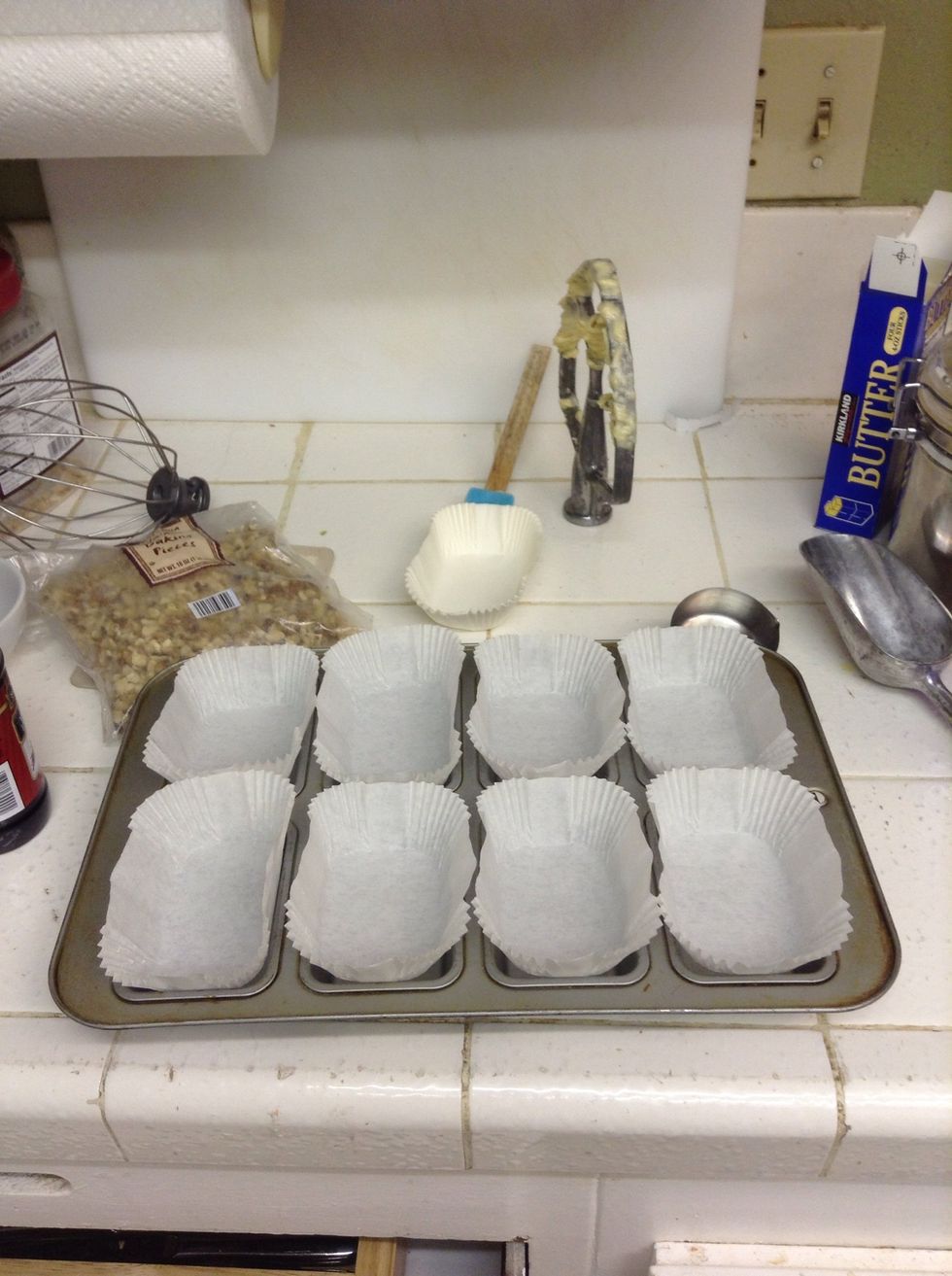 Put liners in your pan.