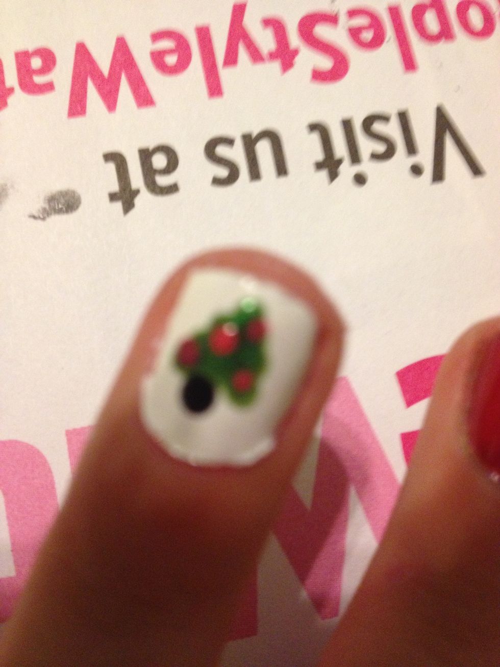 Put little pink dots as Ornaments