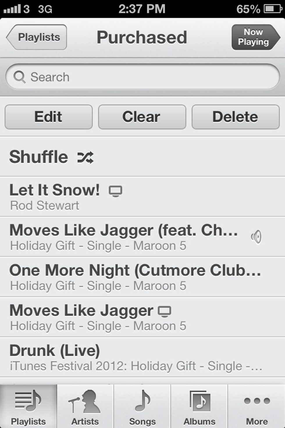 Put music and mv's to computer's iTunes, but I won't delete these because they cost money to buy it, I sure everyone won't "throw away money"