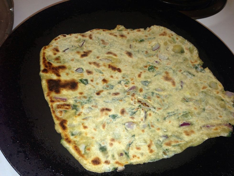 Put oil on this side as well