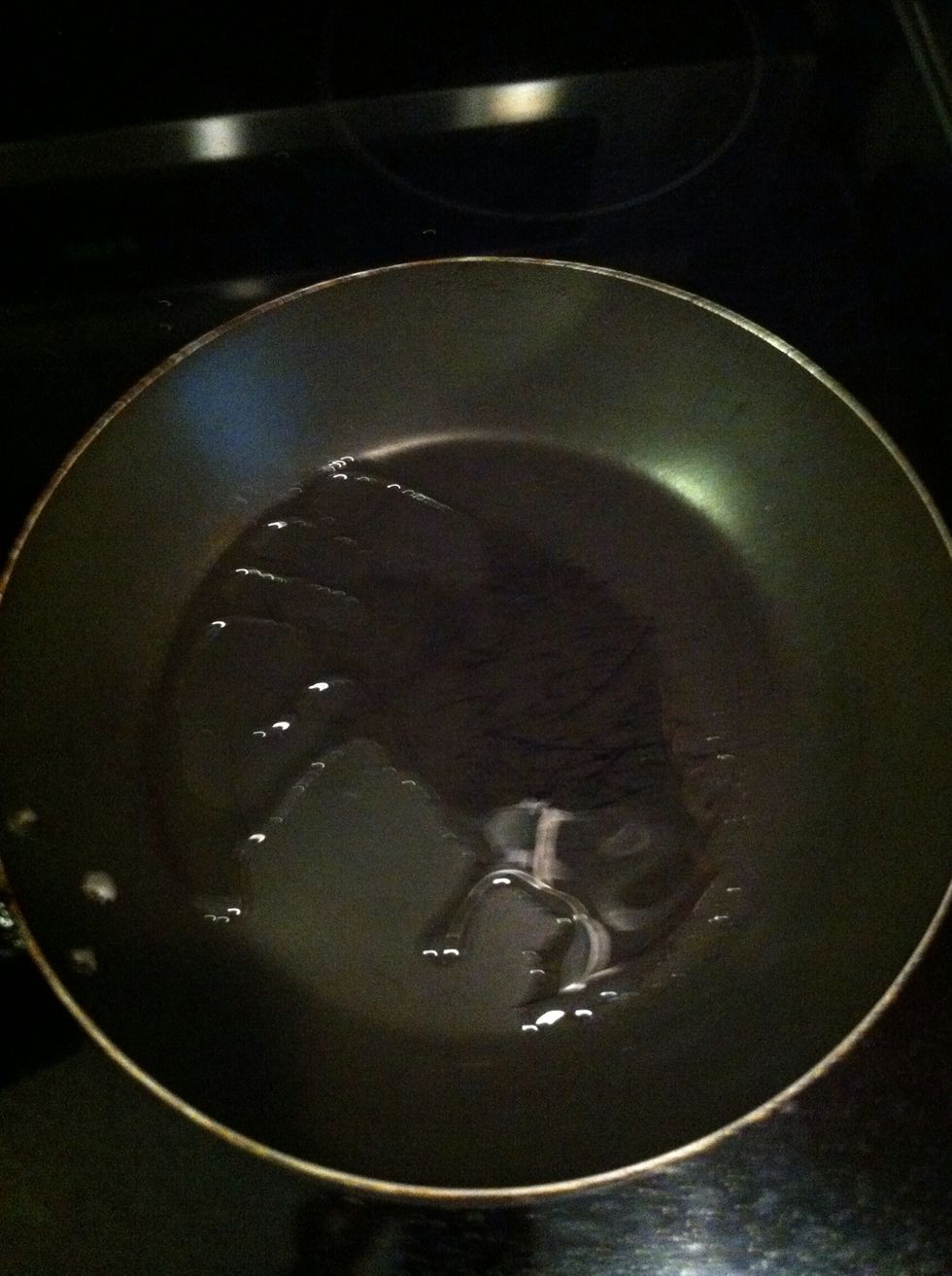 Put oil on your pan