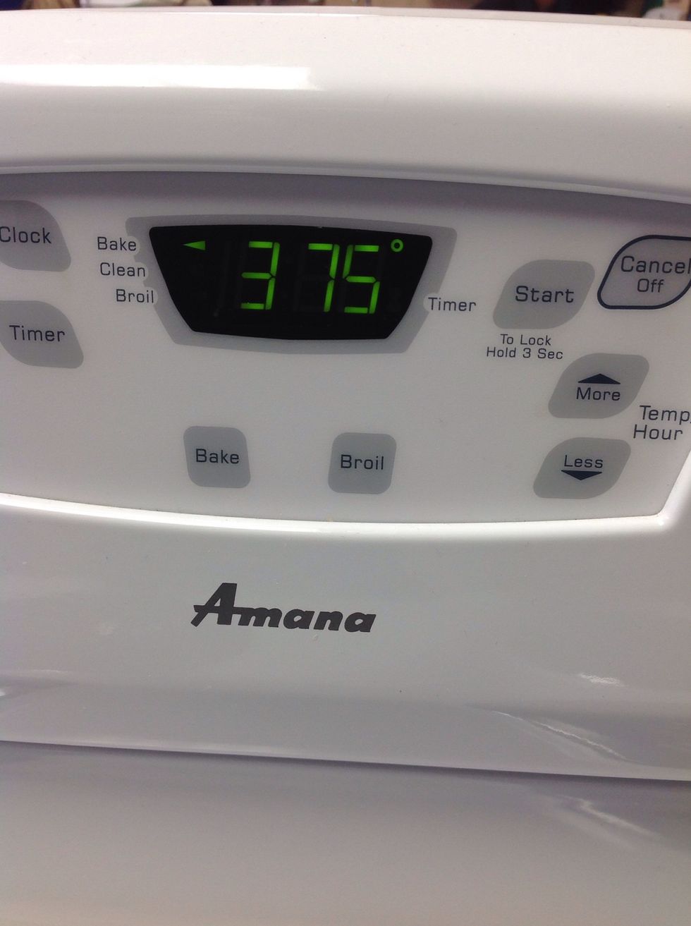 Put on 375 for 10 mins