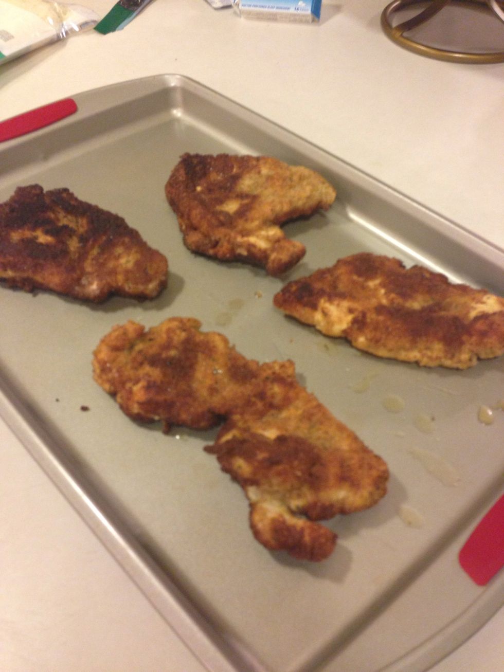 Put on a cookie sheet